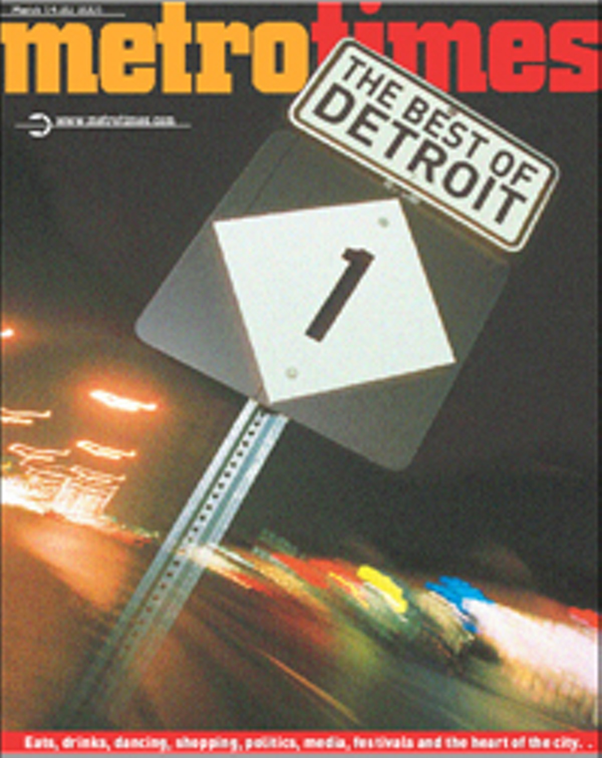 Best of Detroit 2001 Issue Cover