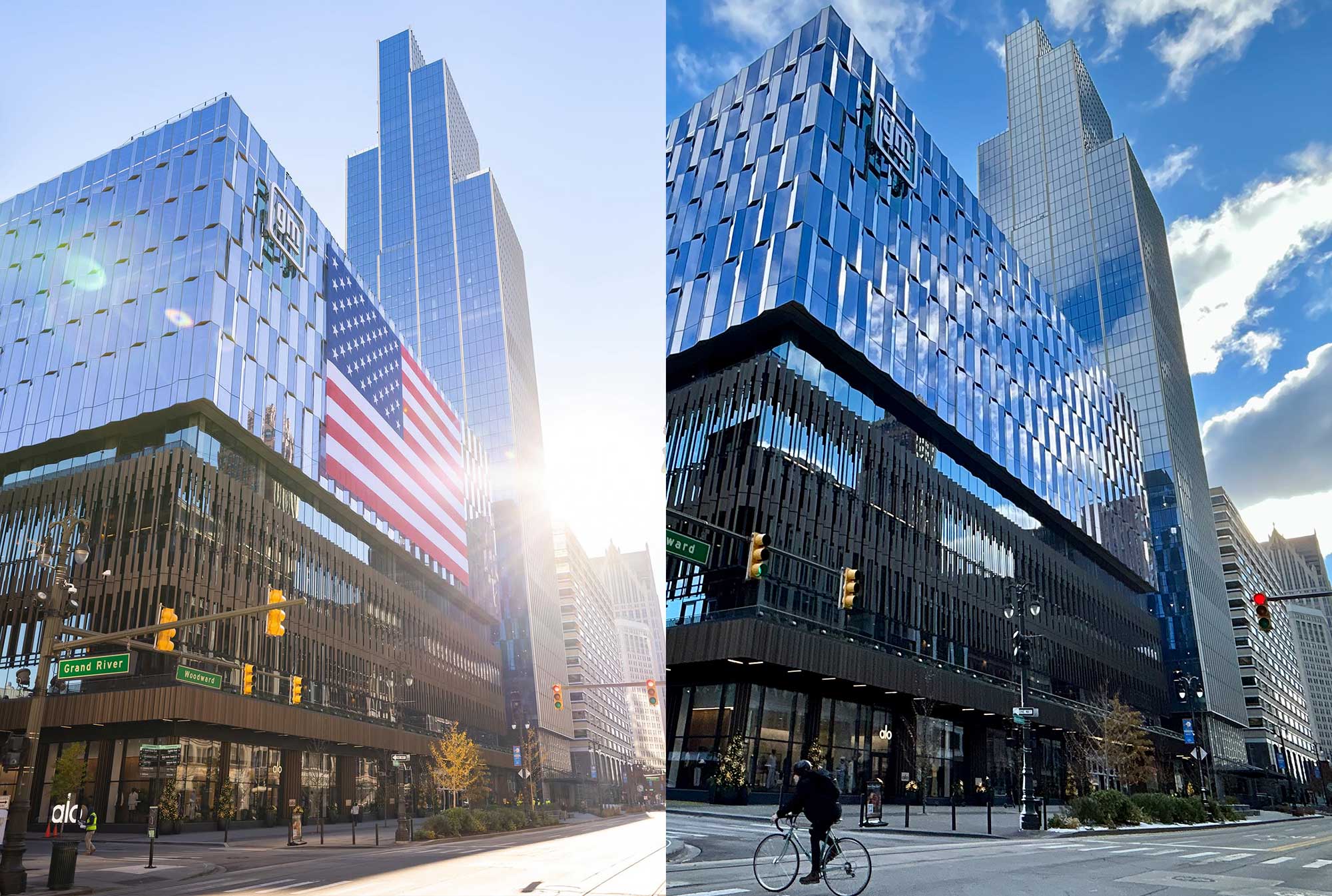 Detroit’s enormous American flag vanishes day after its big reveal