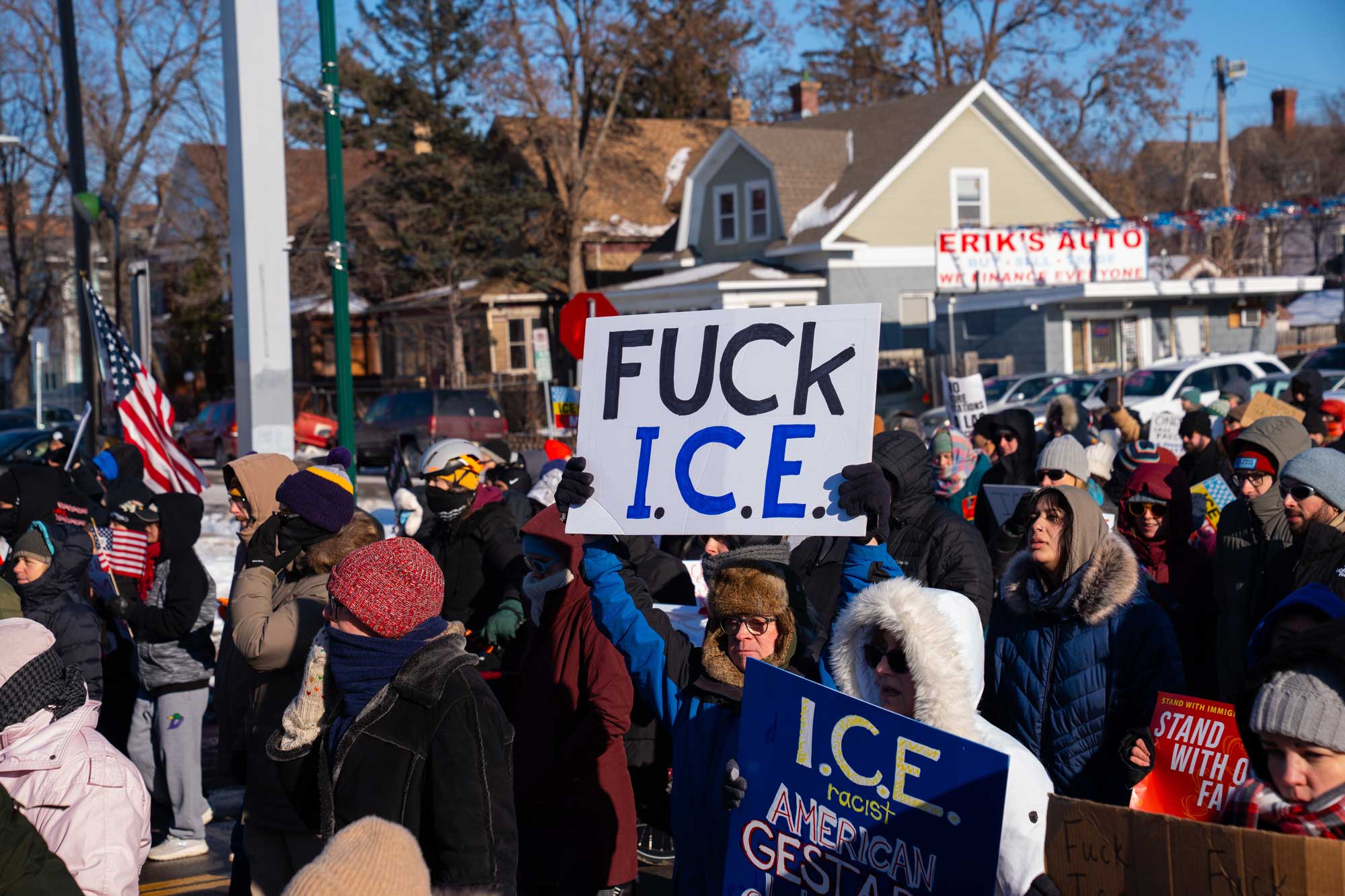 Detroit-area small businesses close for national general strike in protest of ICE