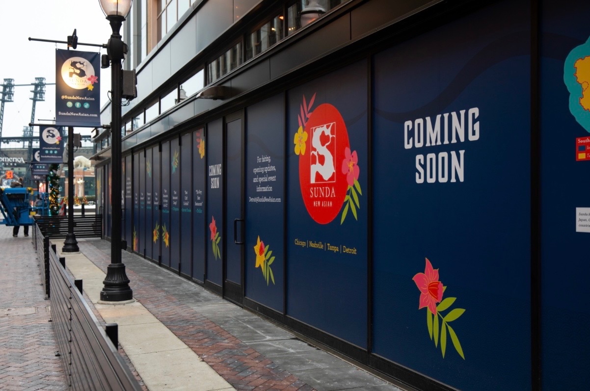 Sunda New Asian readies to launch near Detroit’s Comerica Park